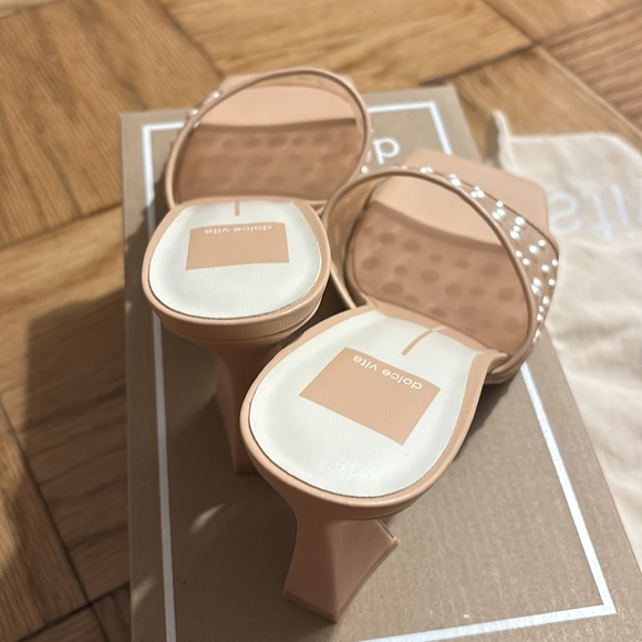 Narda Pearl Blush Sandal Heel - Picture 7 of 8